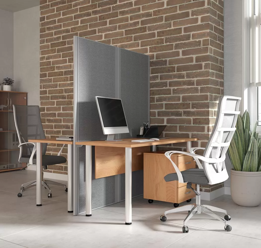 Глухие офисные перегородки