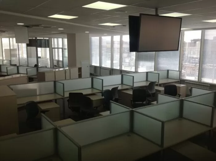 глухие офисные перегородки